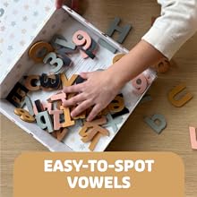 135PCS 소아용 부드러운 폼의 자석 문자 및 숫자 높은 내구성 1