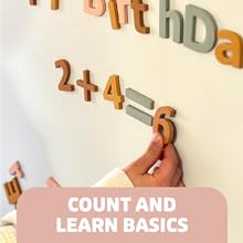 135PCS 소아용 부드러운 폼의 자석 문자 및 숫자 높은 내구성 2