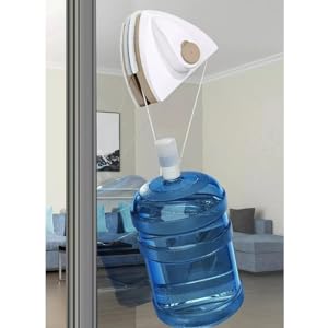 고층 창문 청소용 조정 가능한 이면 자석 창문 유리 와이퍼 2