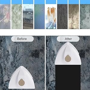 고층 창문 청소용 조정 가능한 이면 자석 창문 유리 와이퍼 3