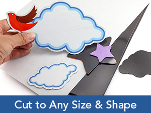 18Pcs 광장 유연 자석 장지 사진 및 다이 저장 0