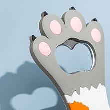 귀여운 고양이 발가락 맥주 병 열기 냉장고 마그네트 코카콜라 바텐더 주방용품 3