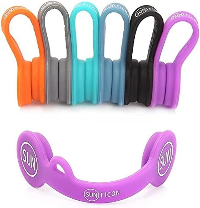 6PCS 자석 케이블 조직기 색상 귀기 전화 케이블 홀더 홈 오피스 학교