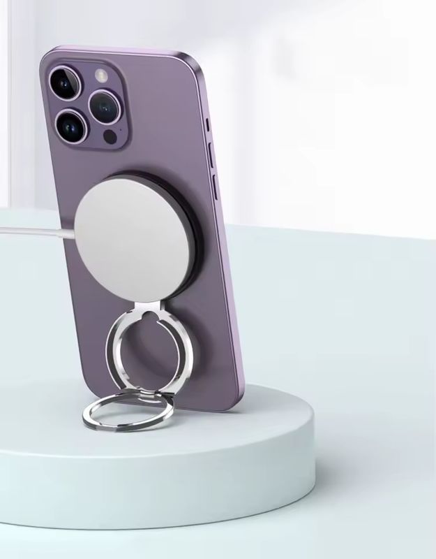 자석 휴대 전화 반지 홀더 아이폰 12 13 14 시리즈와 호환됩니다 MagSafe 제거 가능한 휴대 전화 손잡이 키크 스탠드